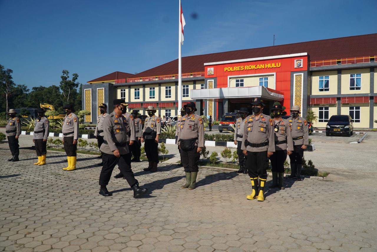 Kapolres Rohul: Semua Sarana Sudah Siap Hadapi Karhutla
