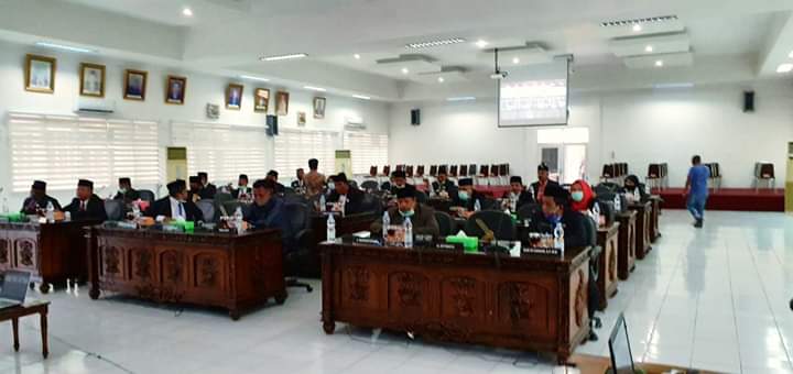 Bupati Labuhanbatu Sampaikan LKPJ TA 2019