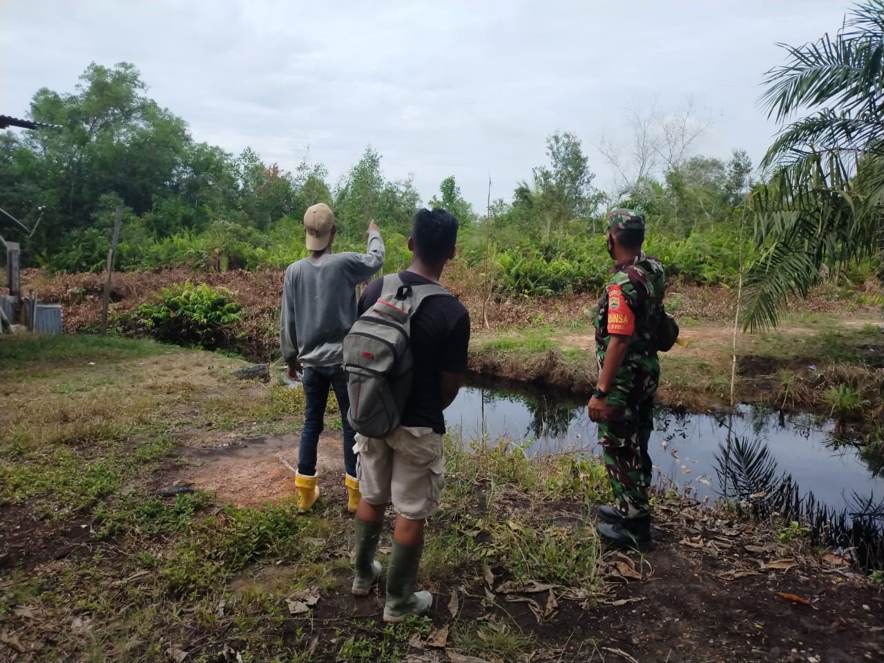 Sertu Sugianto Terus Semangat Melaksanakan Sosialisasi Pencegahan Karhutla