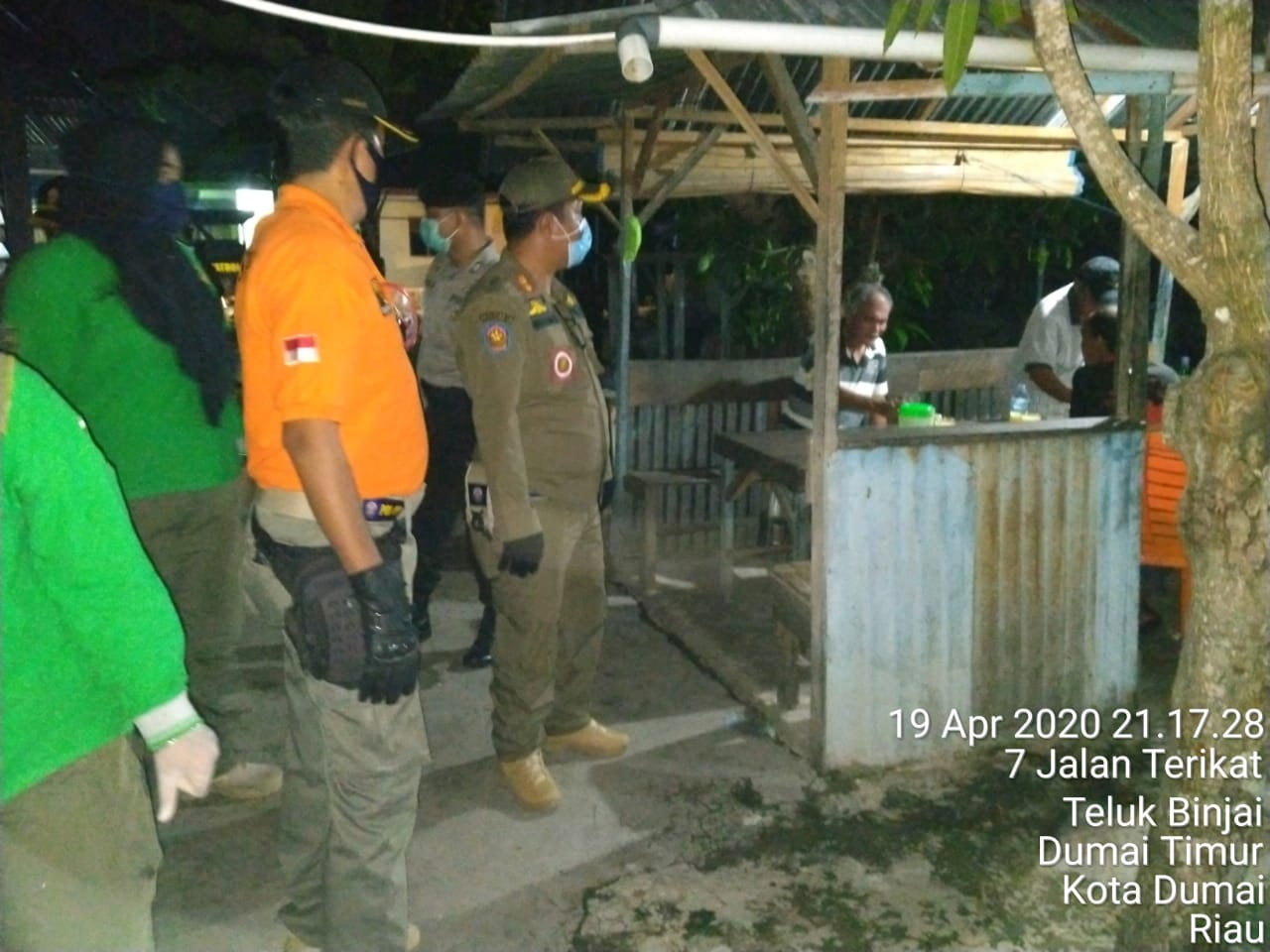 Gandeng Kodim dan Kepolisian, Satpol PP Dumai Gelar Razia Malam
