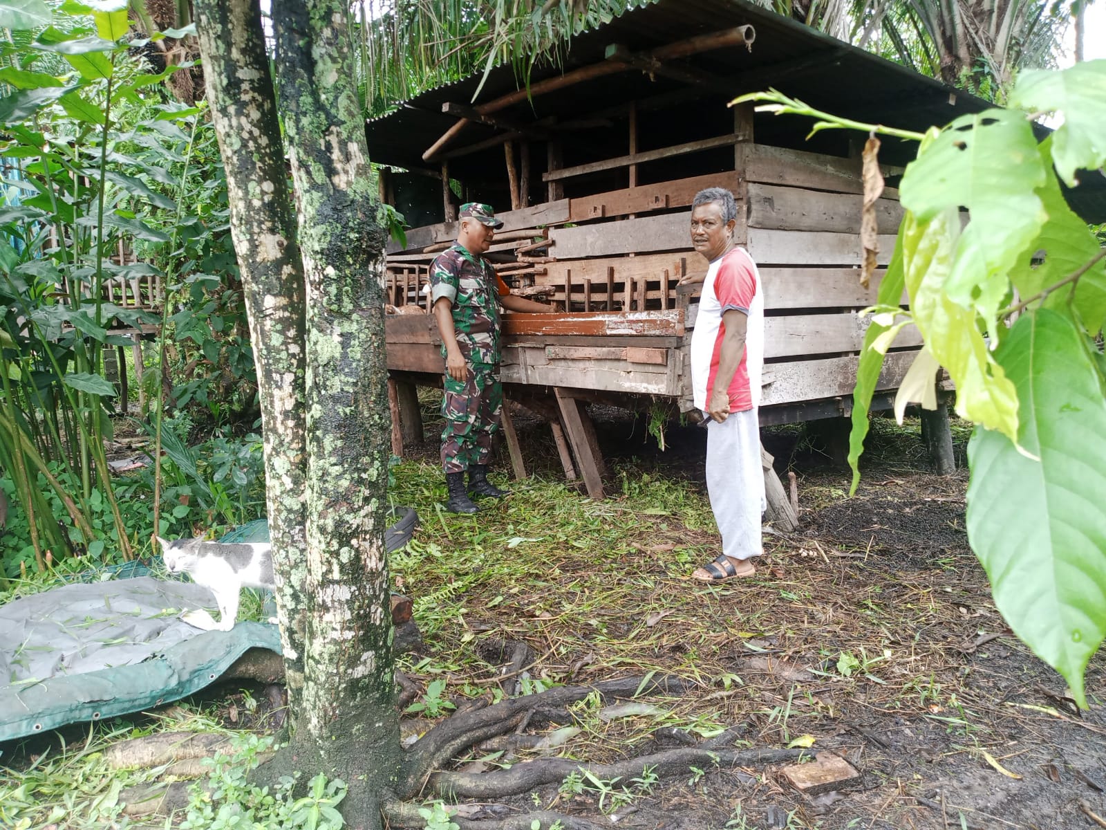 Serda Ahmad Junaidi Melaksanakan Giat Cegah PMK di Wilayah Binaannya