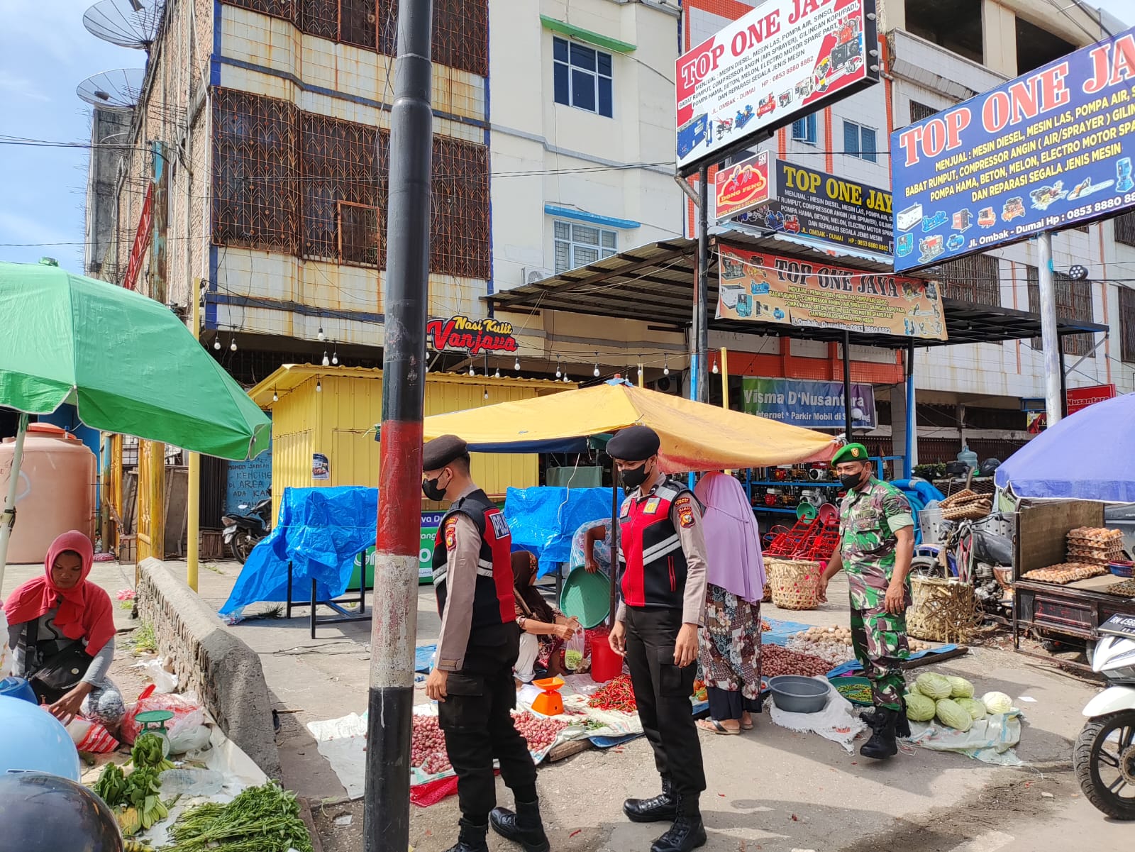 Blue Light Patroli TNI Polri Kita Dumai