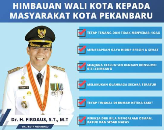 Di Pekanbaru 26 Kelurahan Masih Zona Merah dan 18 Kelurahan Zona Oranye