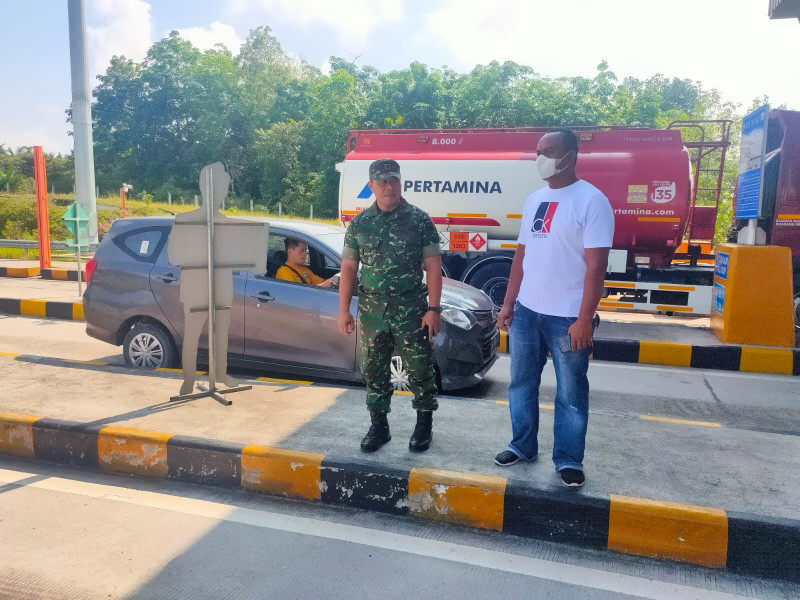 Pelda Joko Ikuti Giat Pengamanan di Pos Yan