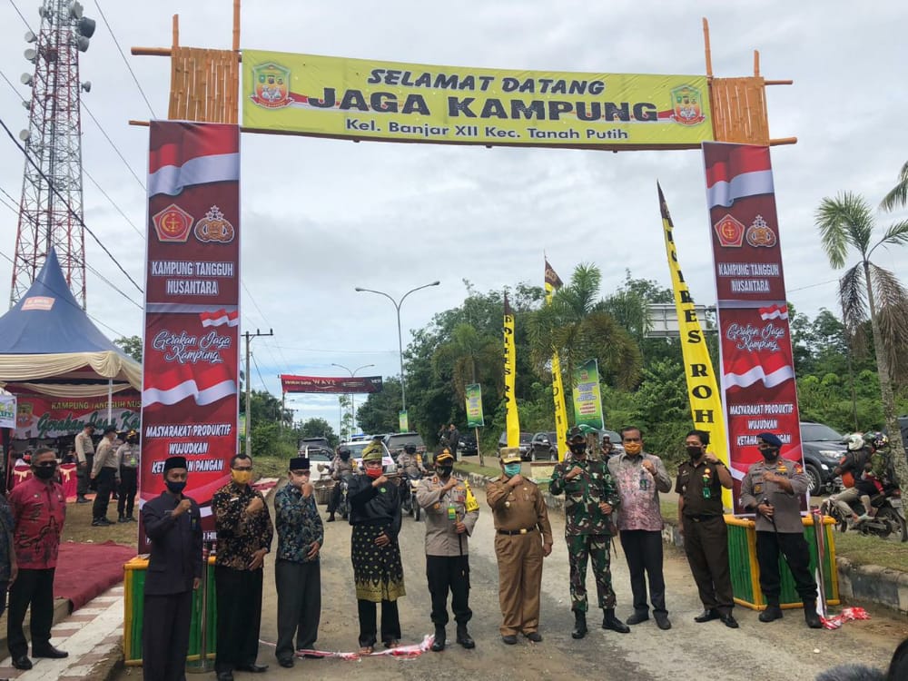 Wabup Resmikan Kampung Tangguh Nusantara Polres Rohil