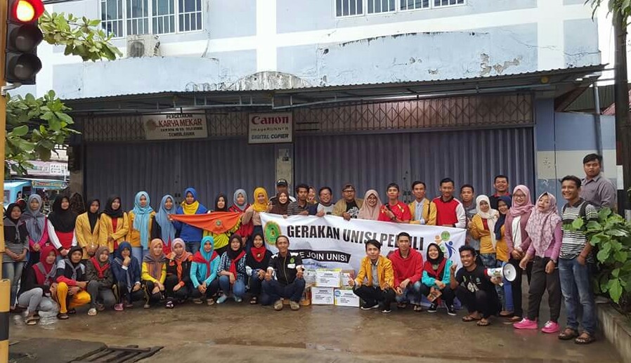 UNISI Galang Dana Untuk Ponpes Anwarul Ulum Keritang