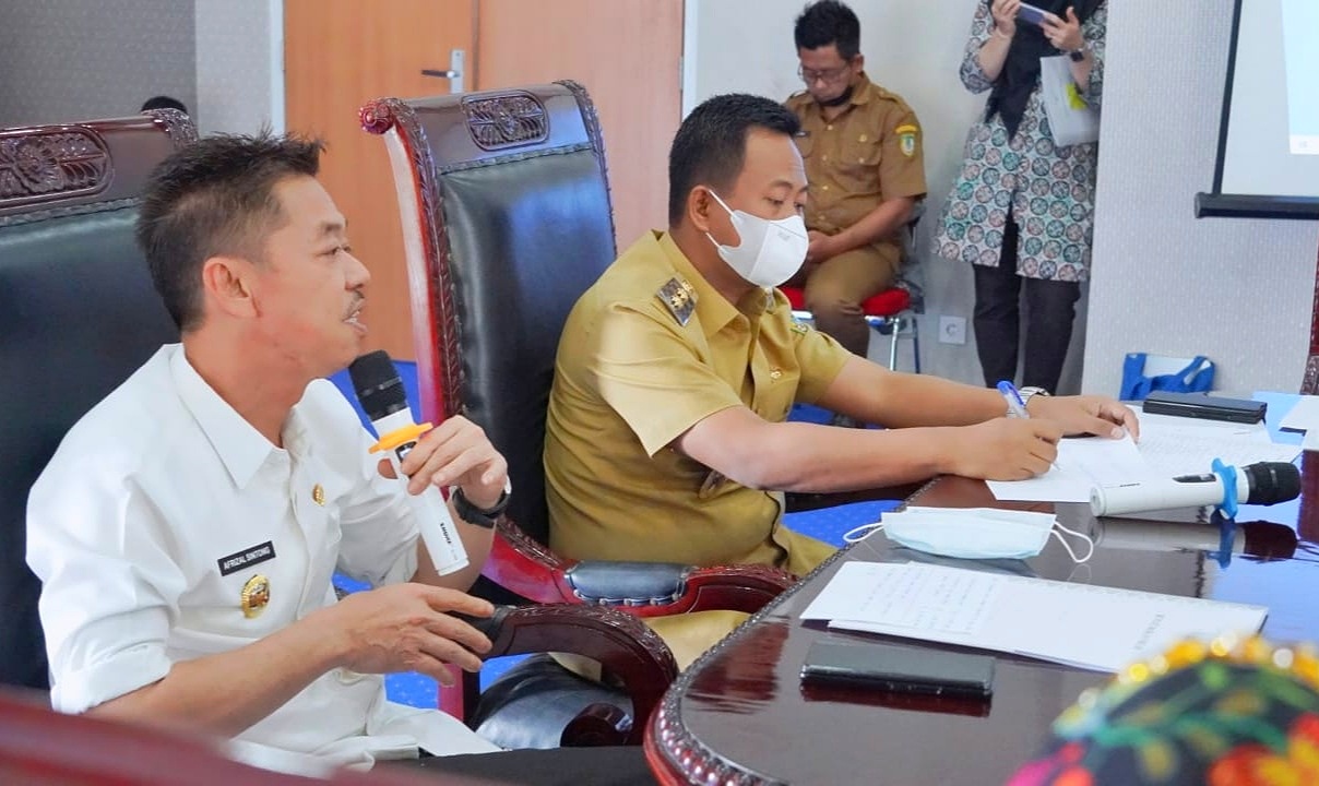 Bupati Rokan Hilir Afrizal Sintong Pimpin Rapat Persiapan MTQ Tingkat Provinsi Riau