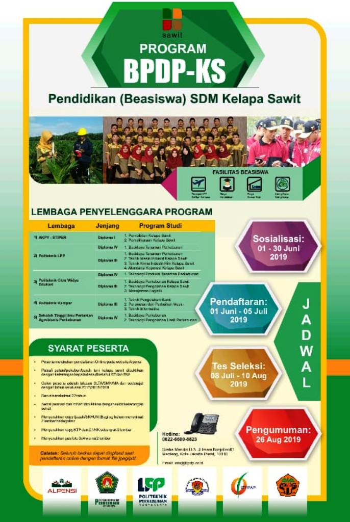 Ayo! Raih Beasiswa Bagi Anak Petani Sawit