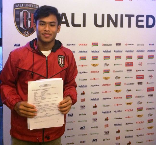 Pemuda Asal Kota Duri Dikontrak Bali United