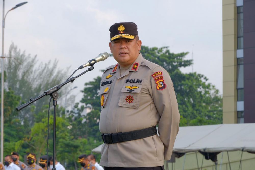 Wakapolda Riau Ajak Masyarakat Sosialisasikan Prokes