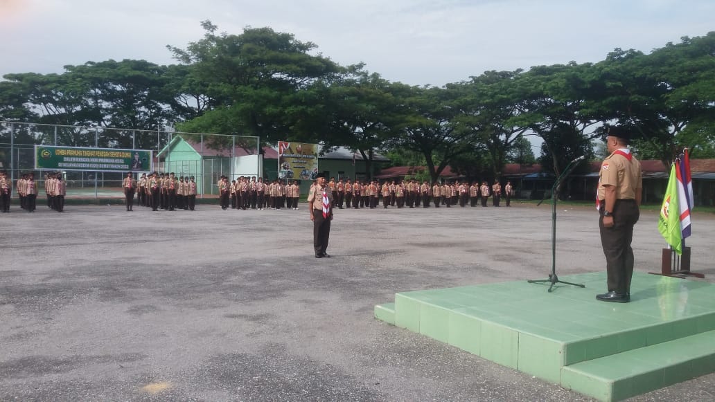 Peringati Hari Pramuka, Kodim 0320/Dumai Gelar Perlombaan