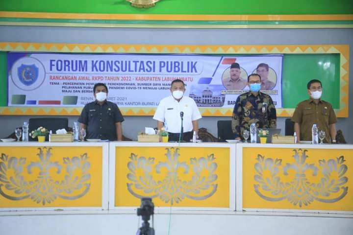 Plh Bupati Labuhanbatu Buka Forum Konsultasi Publik RKPD Tahun 2022
