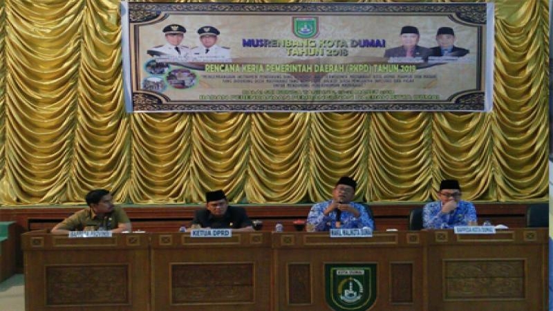 Musrenbang Kota Dumai 2018 Resmi Dibuka Wawako Eko Suharjo
