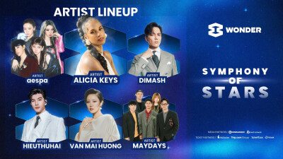 Alicia Keys, aespa, dan Dimash Bergabung dengan Bintang Terbaik Vietnam di 8Wonder Winter 2025