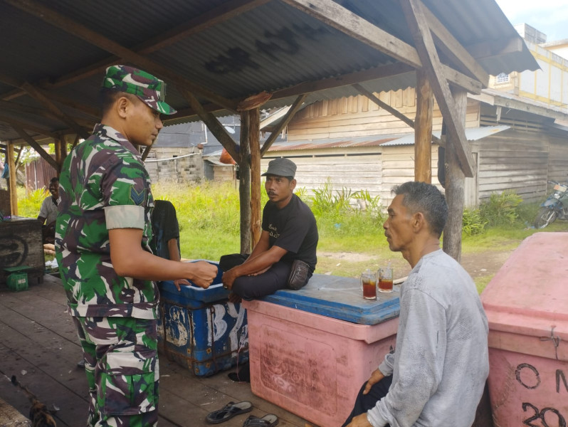 Pelaksanaan Giat Komsos Terus Dilakukan Oleh Babinsa Koramil 06