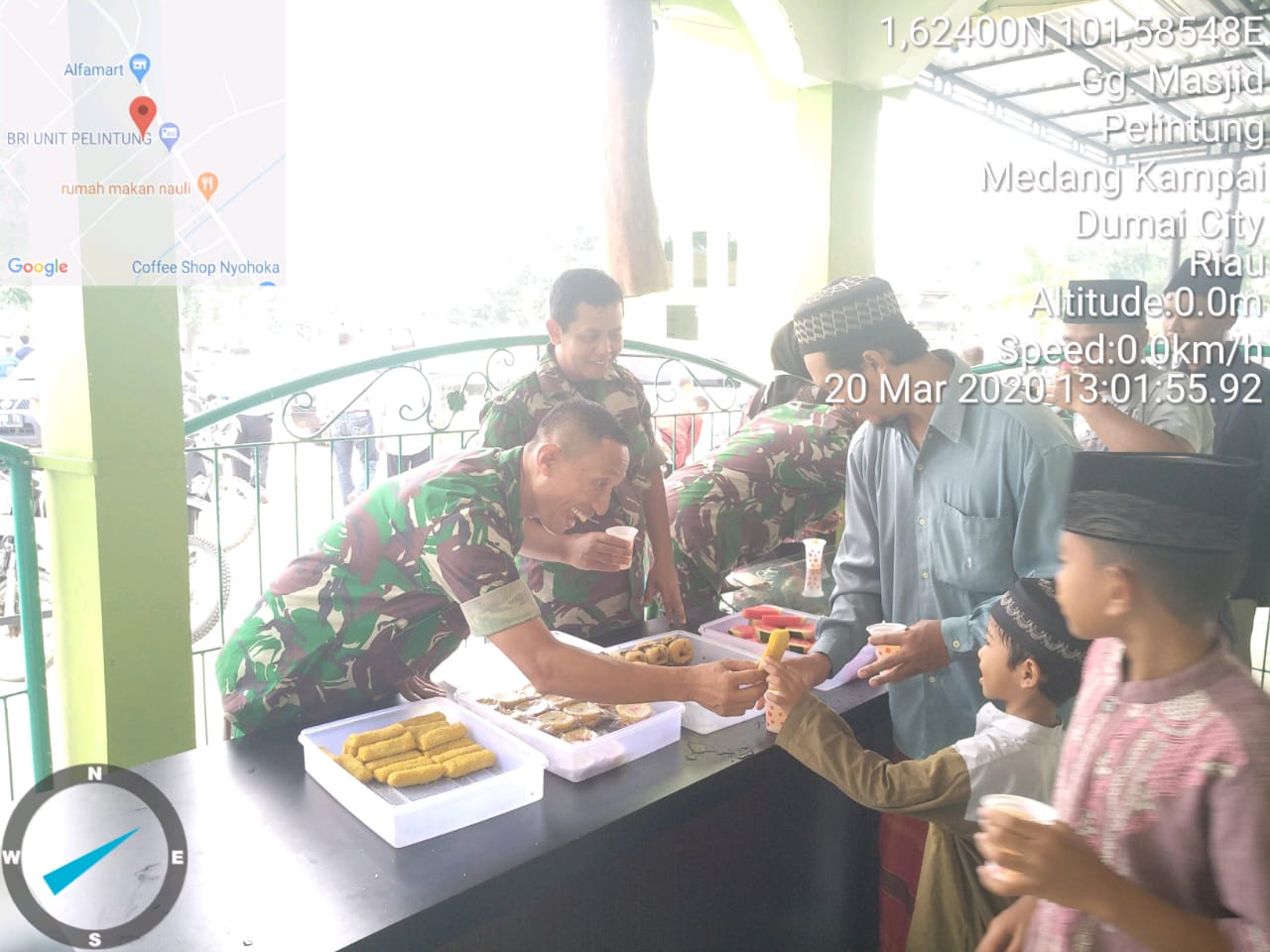 TMMD ke 107, Sambutan Hangat Jama'ah Masjid Baiturrahim Terhadap Satgas