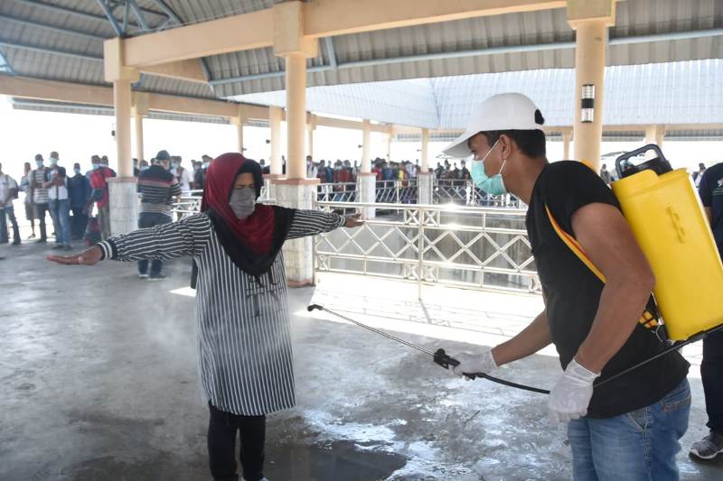 Sebanyak 183 Warga dari Negara Terjangkit Covid-19 Tiba di Kabupaten Bengkalis