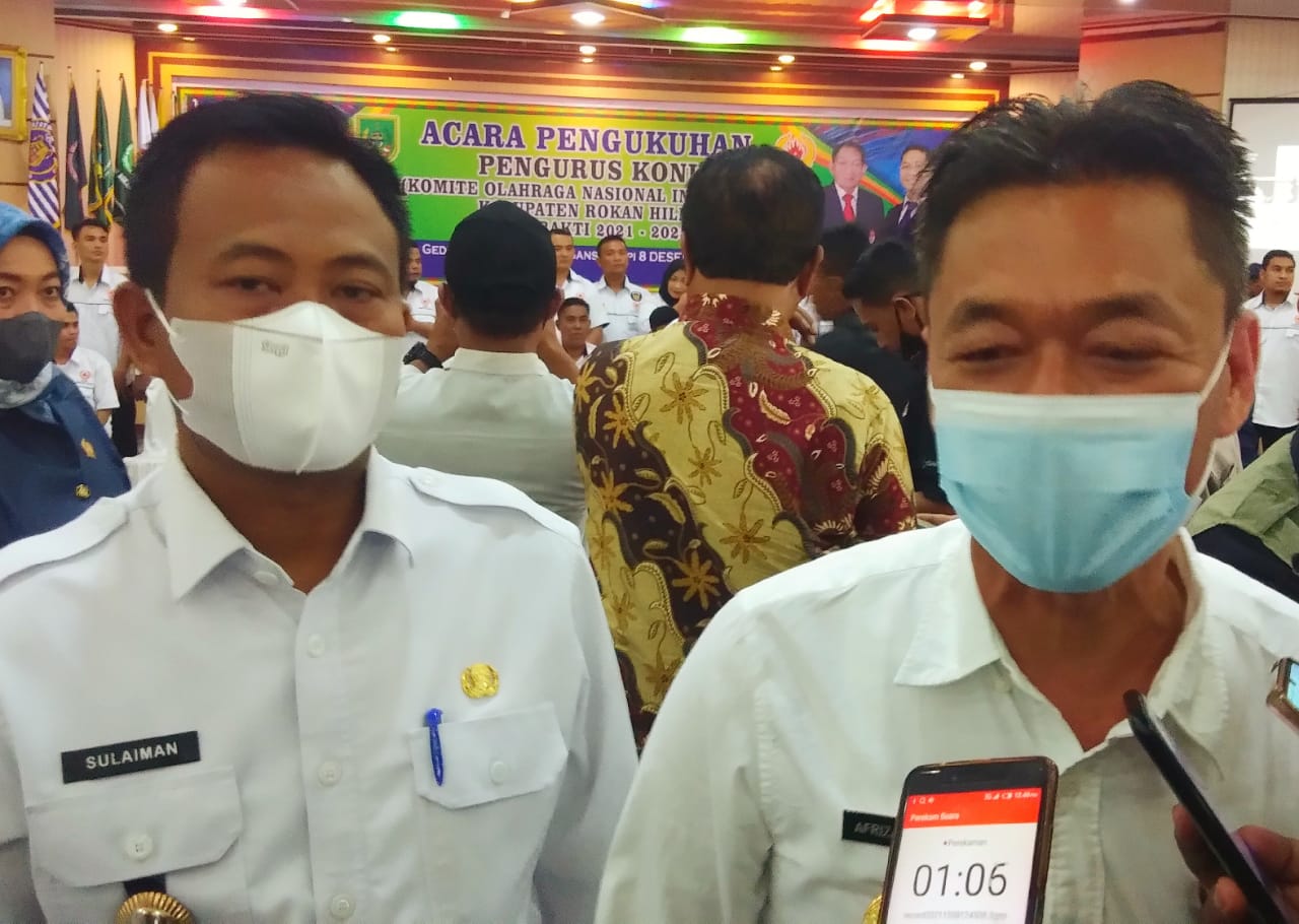 Tergetkan Vaksin Capai 70 Persen, Wabup Rohil: Bupati Kita Sampai Jam 12 Malam Belum Pulang