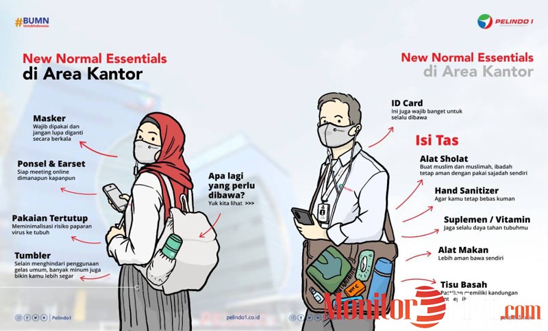 Cegah Penyebaran Covid-19, Pelindo Dumai Terapkan Protokol Kesehatan di Lingkungan Kerja