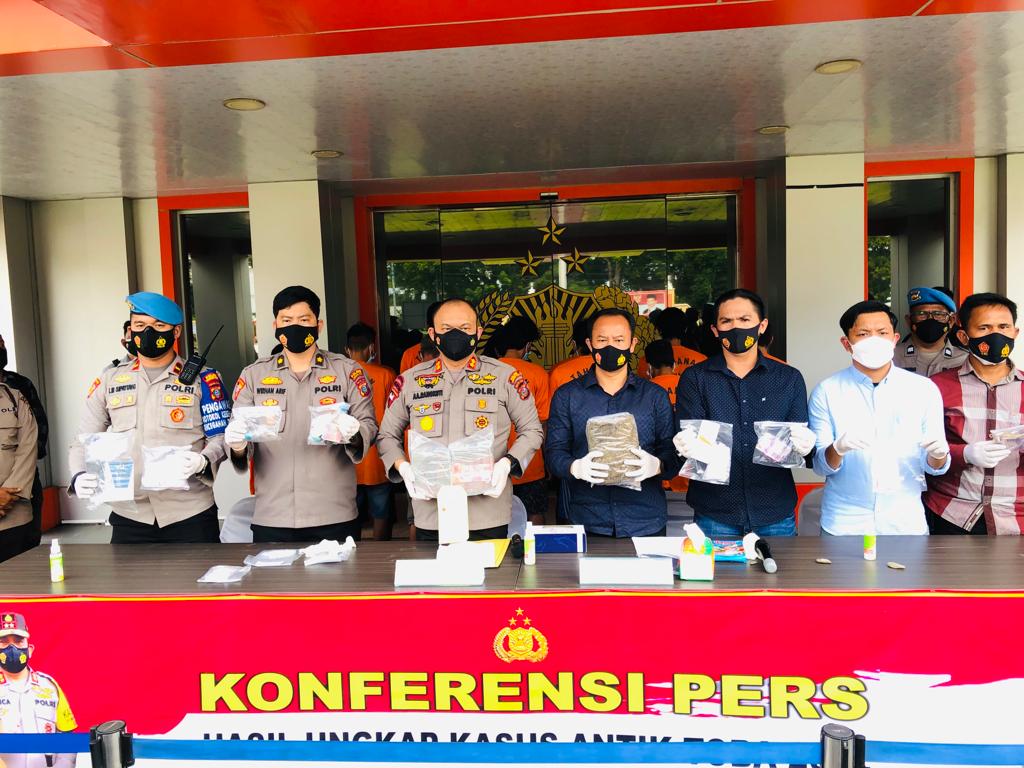 Ops Antik Toba 2022 Berakhir, Ini BB dan Tersangka Yang Diamankan Polres Labuhanbatu