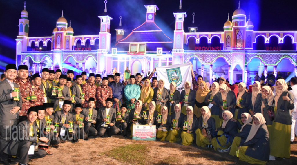 Bengkalis Juara Umum II MTQ Riau 2019 di Kampar