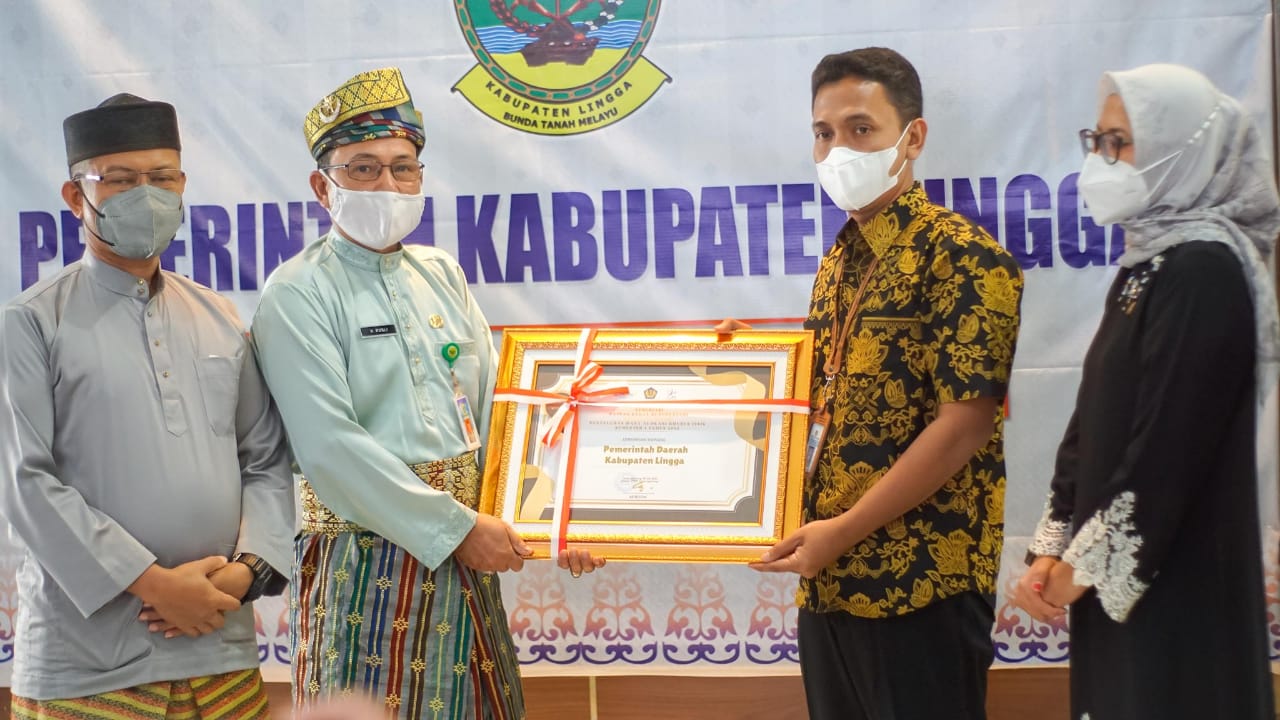 Penyaluran DAK Fisik Semester I Pemkab Lingga terbaik Pertama