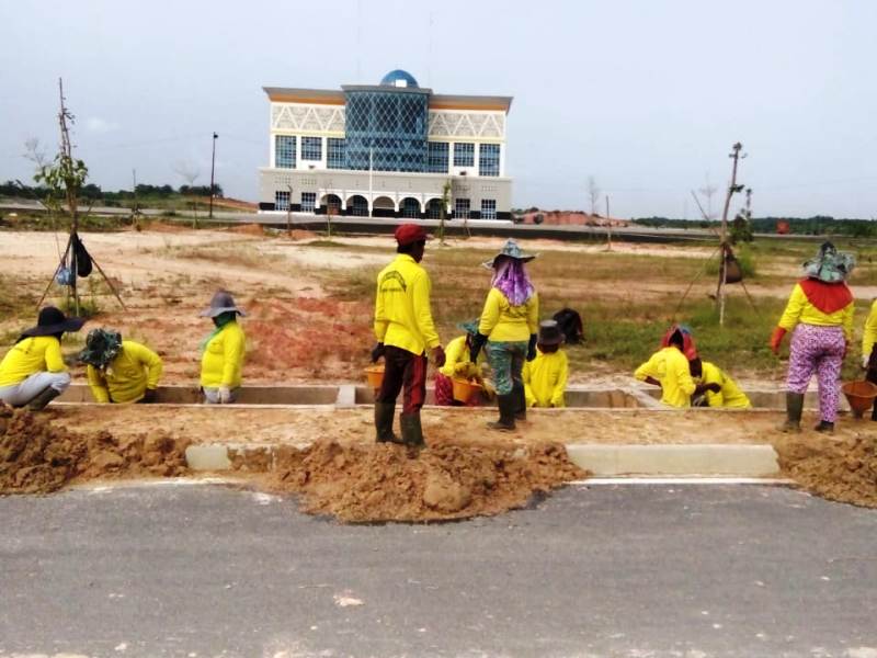Kawasan Perkantoran Pemko Pekanbaru Tenayan Raya Bersolek