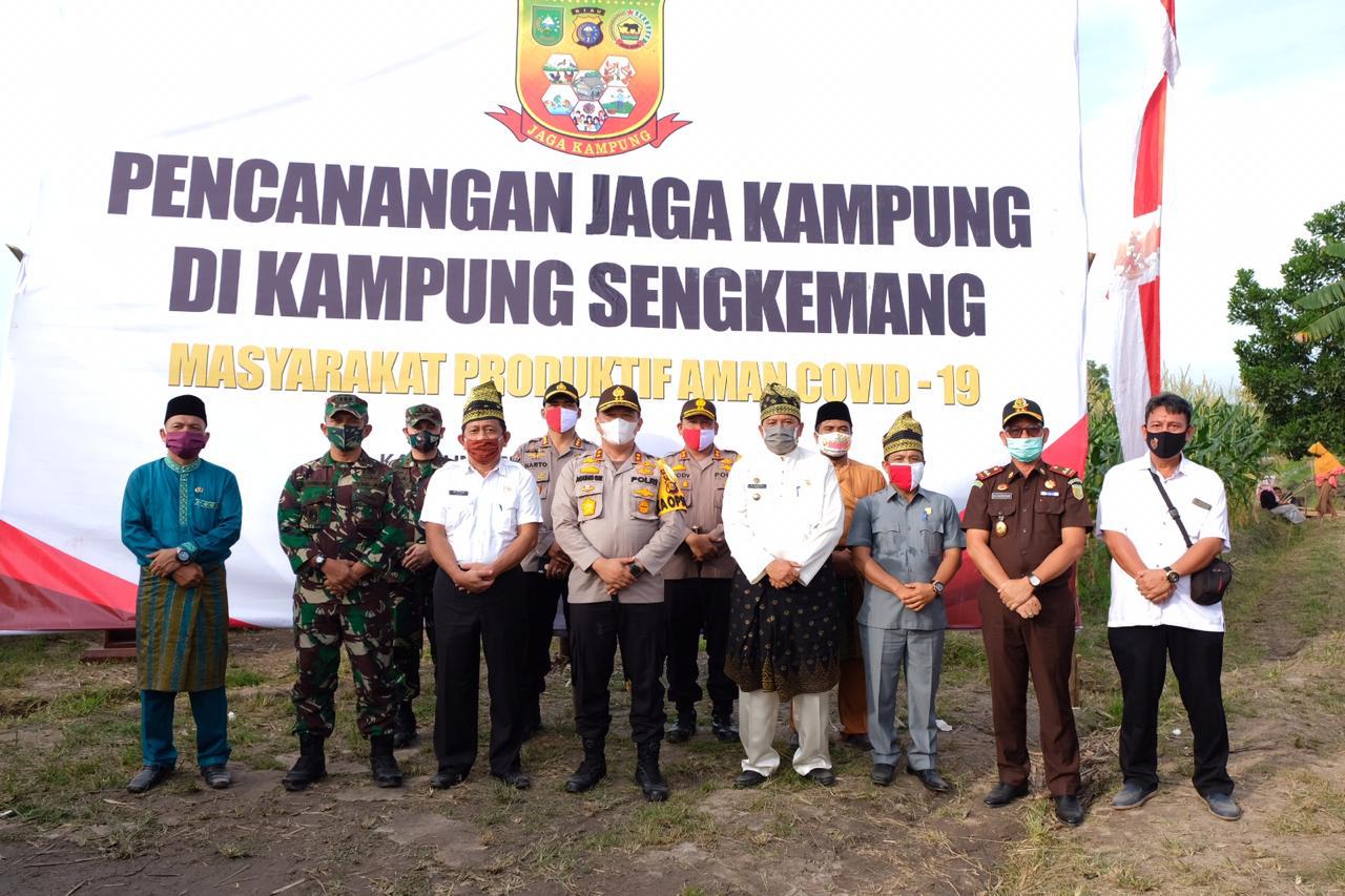 Optimalkan Ketahanan Masyarakat Ditengah Pandemi Covid-19, Polda Riau Lounching Program ''Jaga Kampu