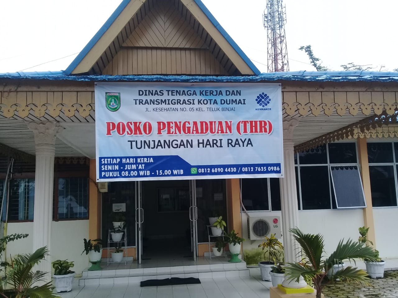 Disnakertrans Dumai Buka Posko Pengaduan THR