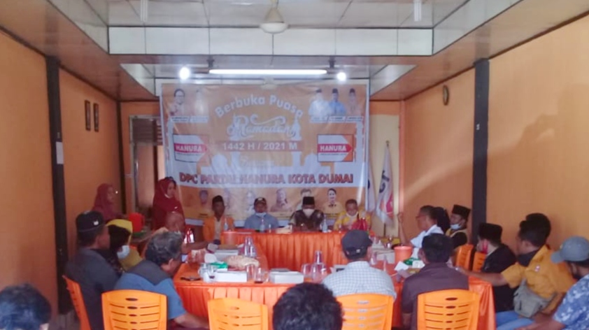 Halal Bihalal DPC Partai Hanura Dumai Dihadiri Hingga Pengurus Tingkat Anak Ranting