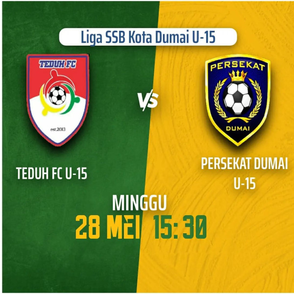 Big Match Liga SSB Dumai U-15, Teduh FC tantang Persekat