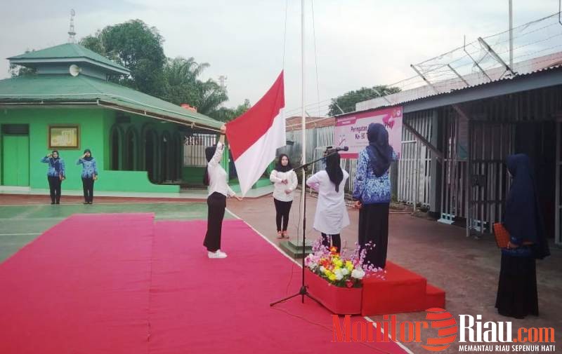 Peringati Hari Ibu, Rutan Dumai Gelar Upacara