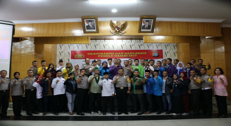 Wujudkan Pemilu Damai 2019, Polres Dumai Gelar Silaturahmi Bersama Perguruan Tinggi dan Mahasiswa
