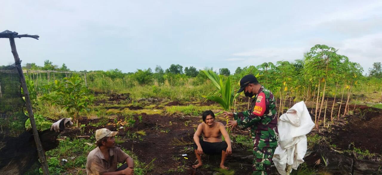 Sertu Abu Kasim Ajak Masyarakat Cegah Karhutla