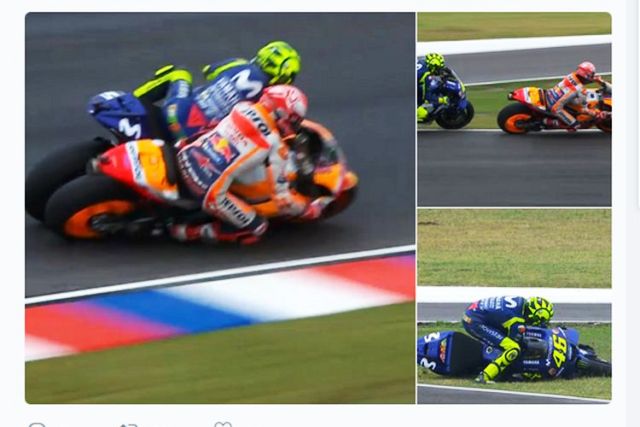 Rossi: Marquez Minta Maaf ??? Itu Lelucon!
