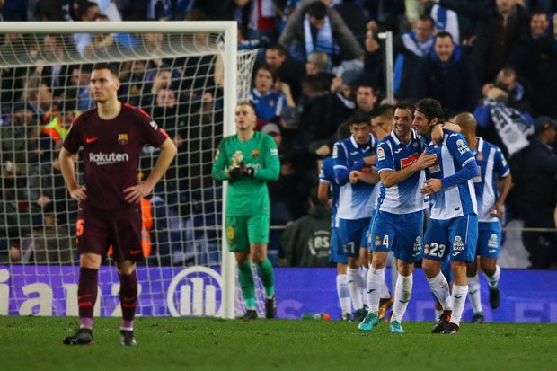 Messi Gagal Penalti, Barcelona Ditekuk Espanyol