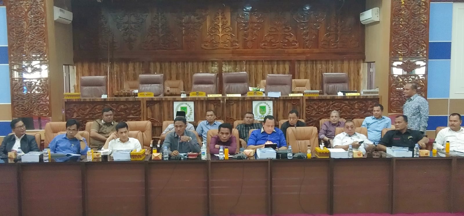 DPRD Rokan Hilir Bersama TAPD Pemkab Rohil Gelar Rapat Banggar