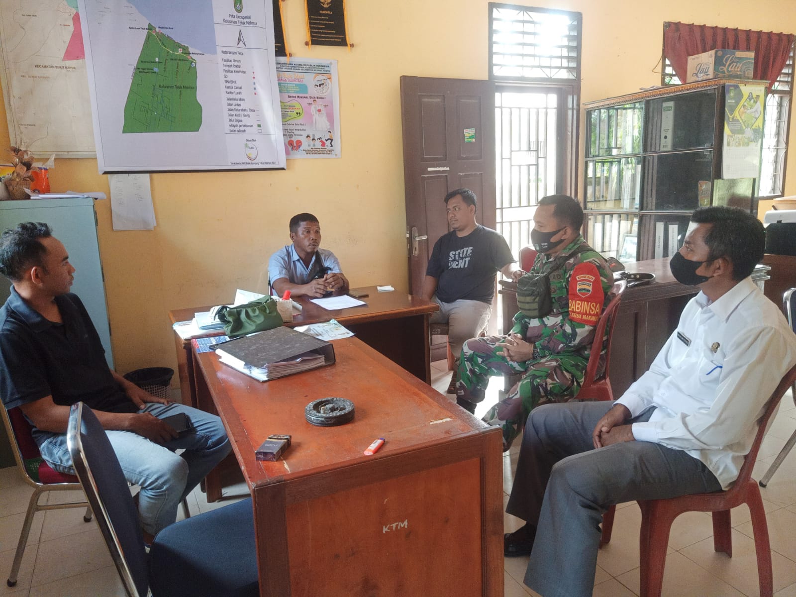 Serka Albinur Lubis Laksanakan Sosialisasi dan Komsos