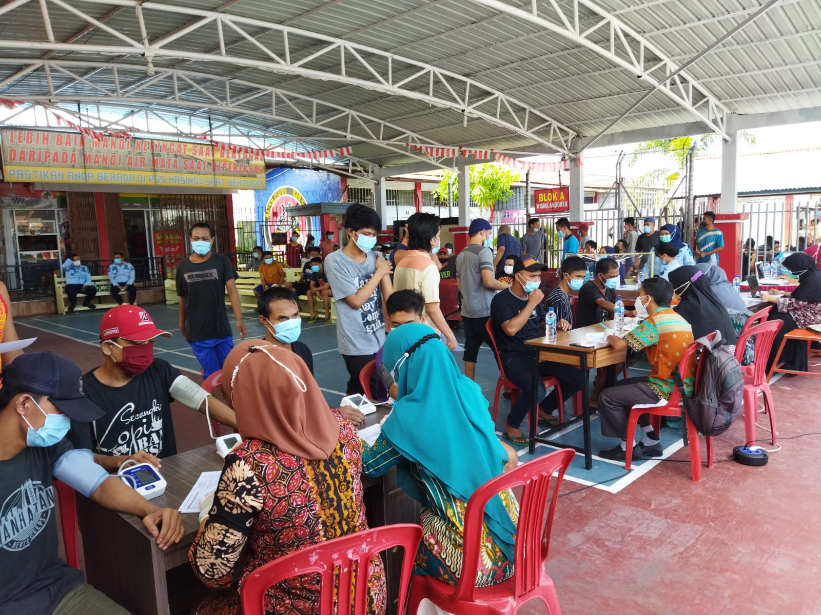 Rutan Dumai Gelar Vaksinasi untuk Warga Binaan