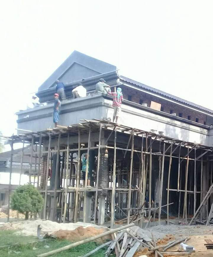 Waduh, Proyek Rumah Dinas Bupati Labuhanbatu Belum Siap