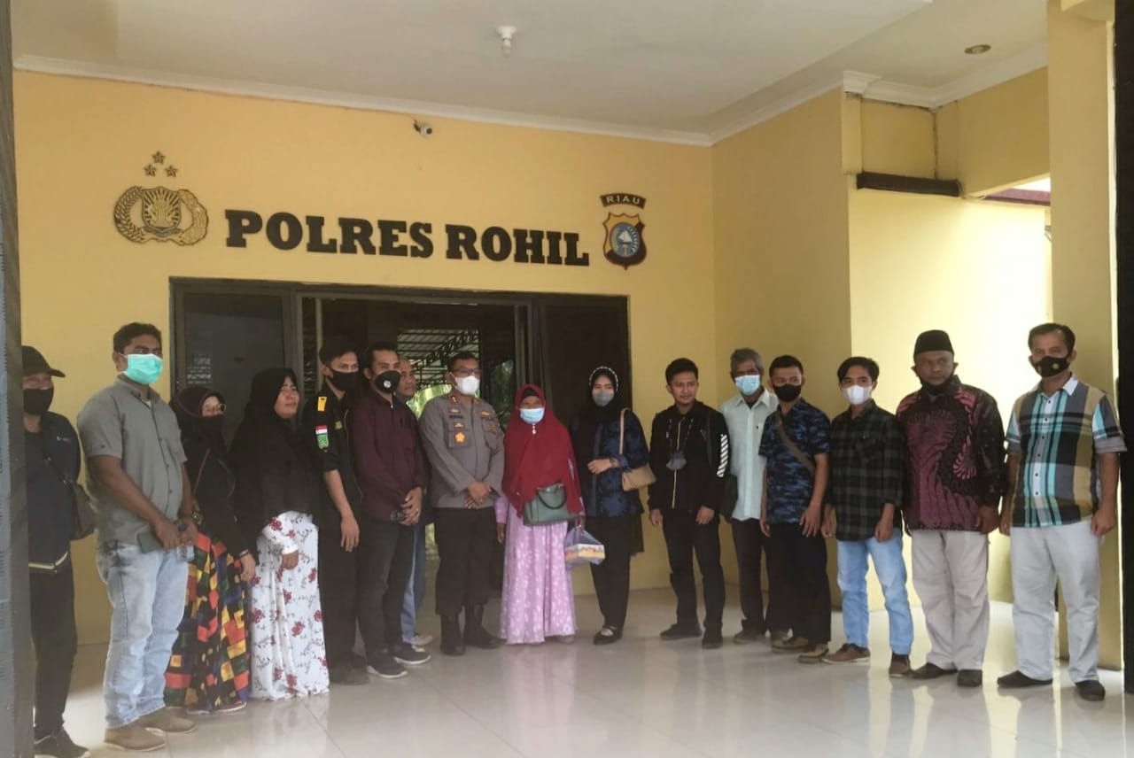 Kapolres Rohil Gelar Pertemuan dengan Aliansi Masyarakat Sipil Rohil Terkait PT Ivomas