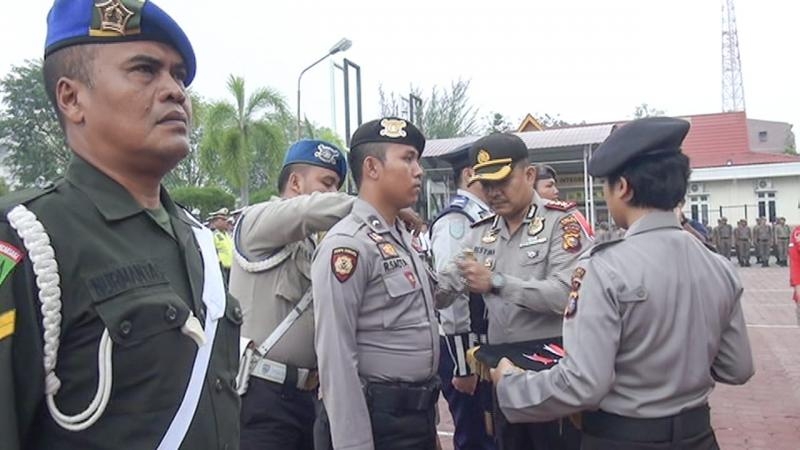 Sebanyak 385 Personil Siap Amankan Pilpres dan Pileg di Dumai