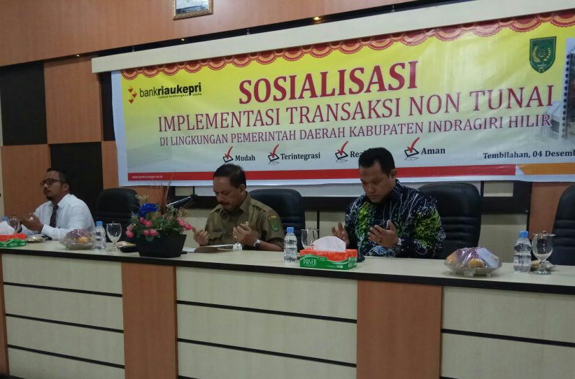 2018, Sekda Inhil: Transaksi Non Tunai Harus Diterapkan
