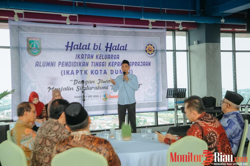 Halal Bi Halal Bersama IKAPTK, Ini Pesan Walikota Dumai