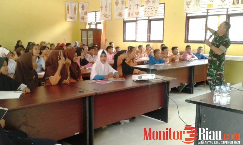 Siswa SMPN 17 Dumai Antusias Ikuti Penyuluhan Wasbang