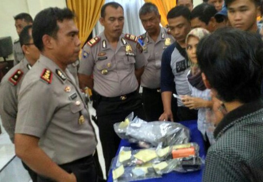 Polres Inhil Ungkap Belasan Kasus Narkoba Pada Ops Antik Siak 2017
