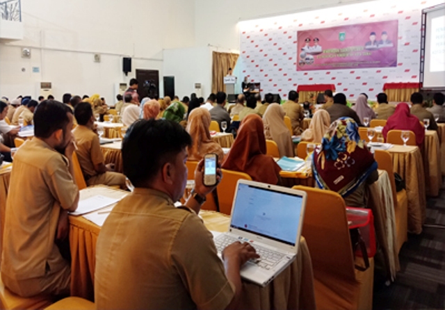 Walikota Dumai Buka Bimtek e-LAKIP