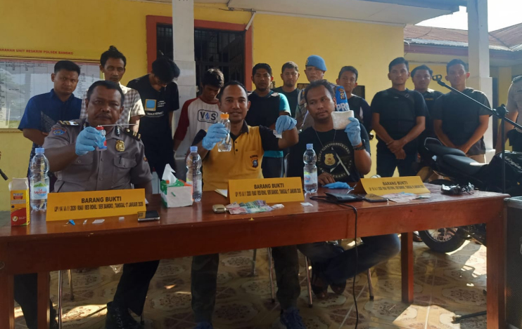 2 Pengedar Sabu Asal Dumai Di Tangkap Sat Reskrim Polsek Bangko