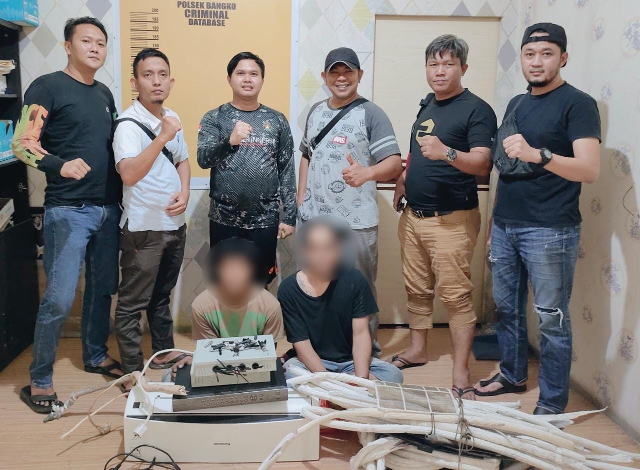 Polsek Bangko Berhasil Ungkap dan Amankan Pelaku Curat