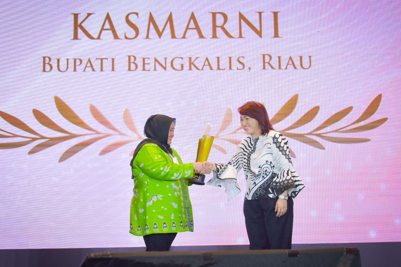 Kasmarni Terima Penghargaan Sebagai Kepala Daerah Perempuan Inspiratif